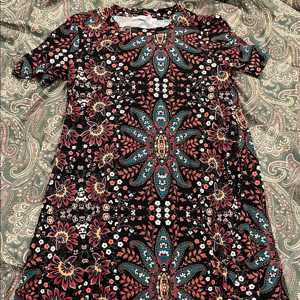 BCBG Floral Patterned Shift Dress